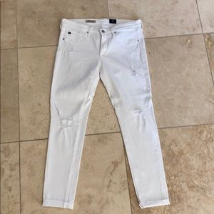 AG The Legging Ankle White 29R